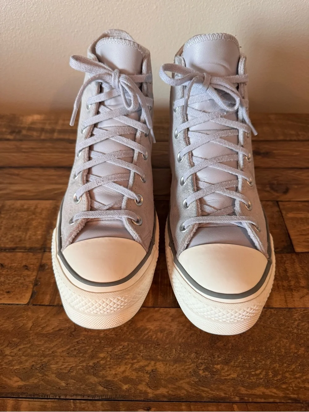 Women’s Converse Chuck Taylor All-Star High-Top Sneakers in Gravel/Iron Gray - Picture 4 of 14